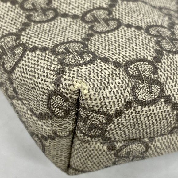 Gucci Shoulder Bag GG Supreme 388924 Brown Champagne Men's Women's - Picture 6 of 12